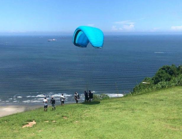 Flat -Hidromassagem Privativa E Piscina A 500 Mts Da Praia São Vicente Buitenkant foto